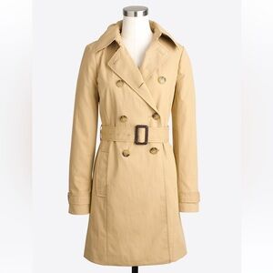 J. Crew Tan Trench Coat